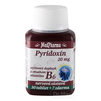 MedPharma PYRIDOXÍN 20 mg  (vitamín B6) 1×37 tbl, 30+7 zadarmo 