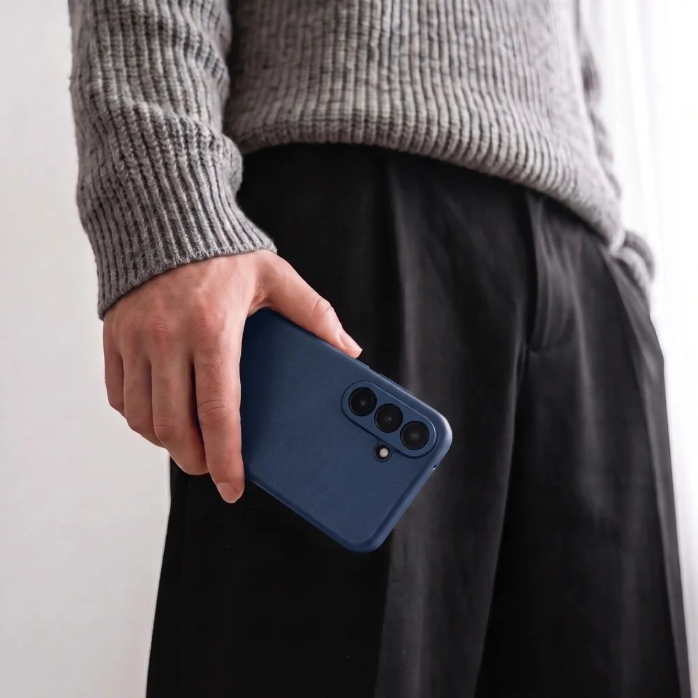 Tech-Protect Smart Wallet knižkové puzdro na Samsung Galaxy S26 FE, tmavomodré