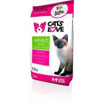 Cats Love Adult  1×1,5 kg, granule pre mačky