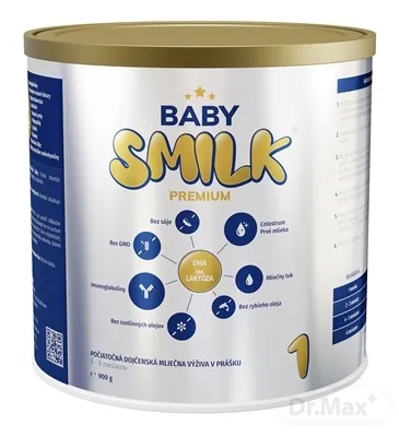 BABYSMILK PREMIUM 1 počiatočná dojčenská mliečna výživa v prášku, s Colostrom (0 - 6 mesiacov)