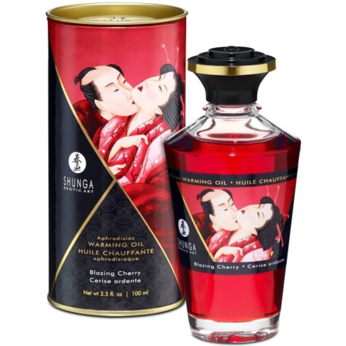 Aphrodisiac Warming Oil, čerešňa, 100 ml