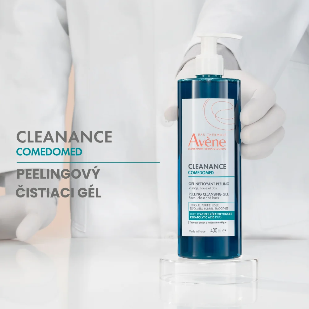 Avène Cleanance Comedomed Peelingový čistiaci gél 400 ml