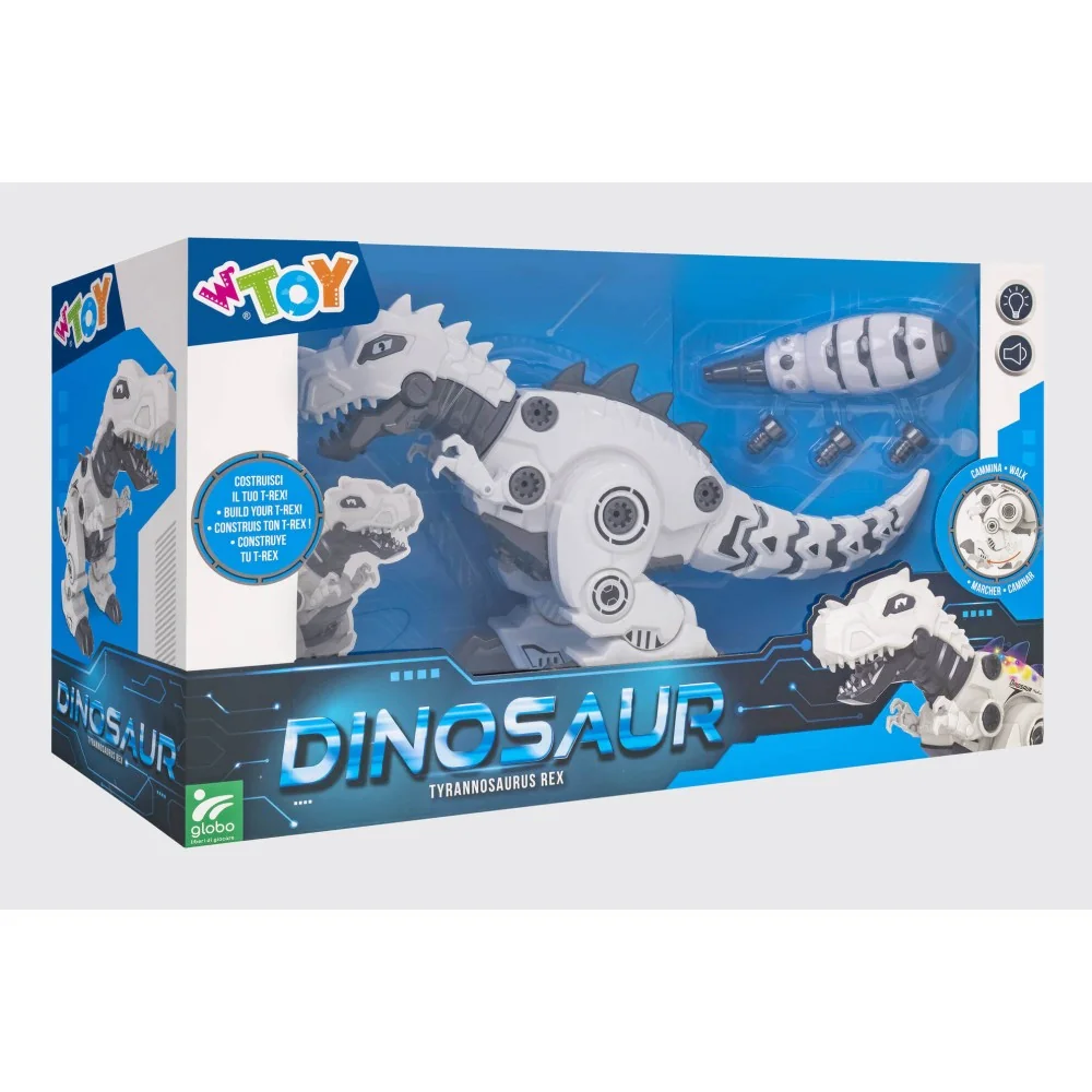Dinosaurus so svetlami a zvukmi na baterky 35 cm-WTOY