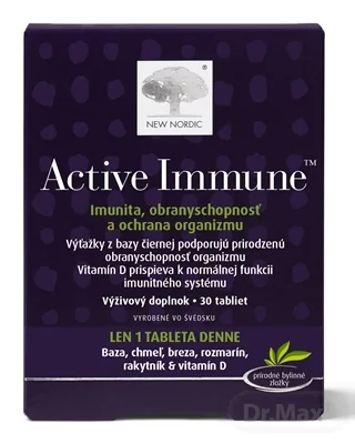 NEW NORDIC Active Immune 1×30 tbl, výživový doplnok