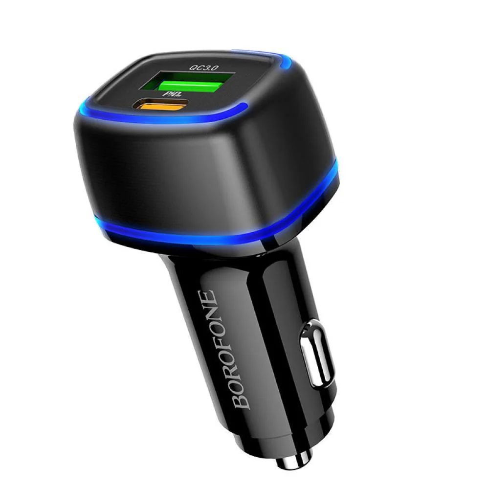 Nabíjačka do auta s káblami USB - USB-C, Lightning 18W, PD20W, kompatibiln