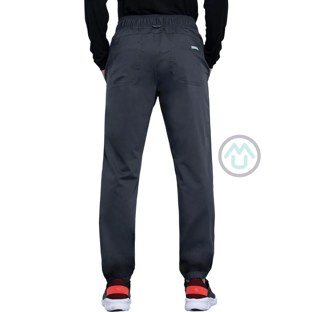 Zdravotnícke pánske jogger nohavice Cherokee Revolution ACTIVE STYLING - tmavo šedé L