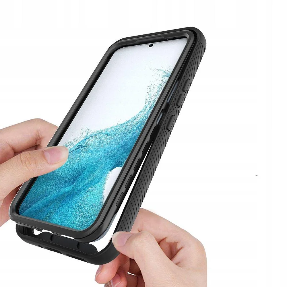 Ochranná fólia pre Samsung Galaxy A54 - Čierna 2v1 balenie, TPU a polykarbonát