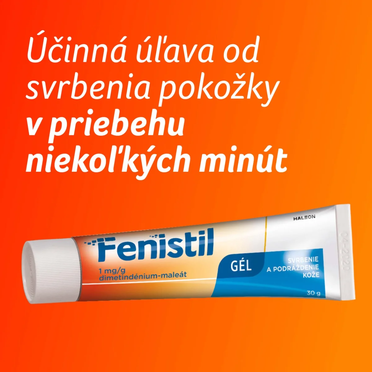 Fenistil gél 1x30 g, gél pri poštípnutí hmyzom a svrbení pokožky
