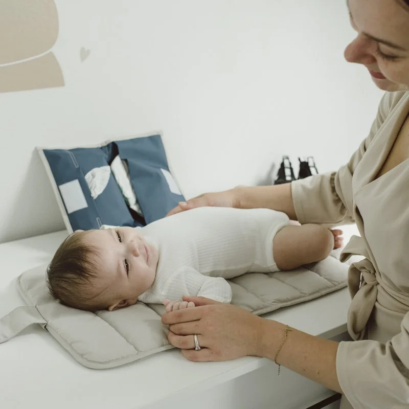 KipKep prebaľovací set NAPPER COMBI-SET Sand (Padded)