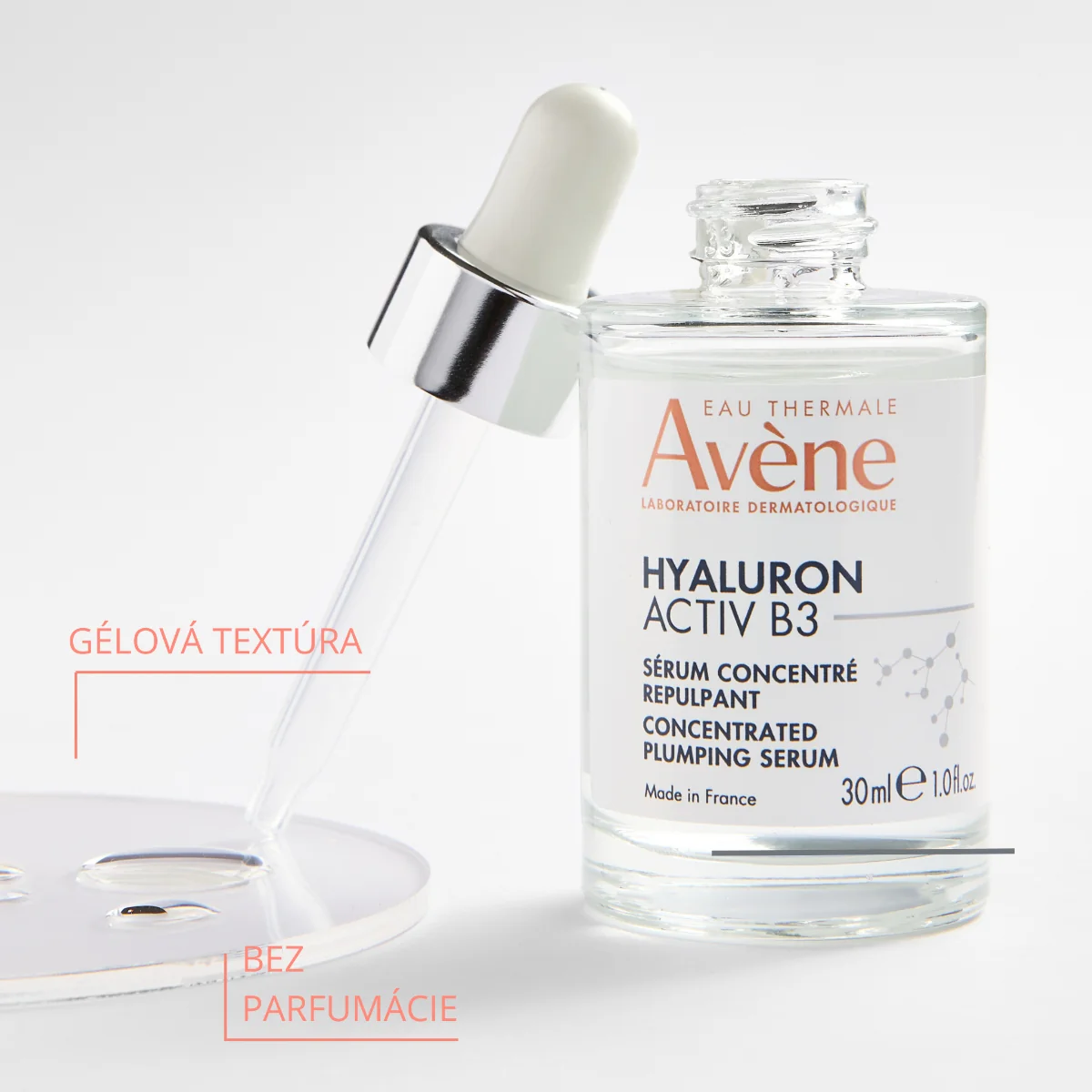 Avène Hyaluron Activ B3 Sérum koncentrované vyhladzujúce 30 ml