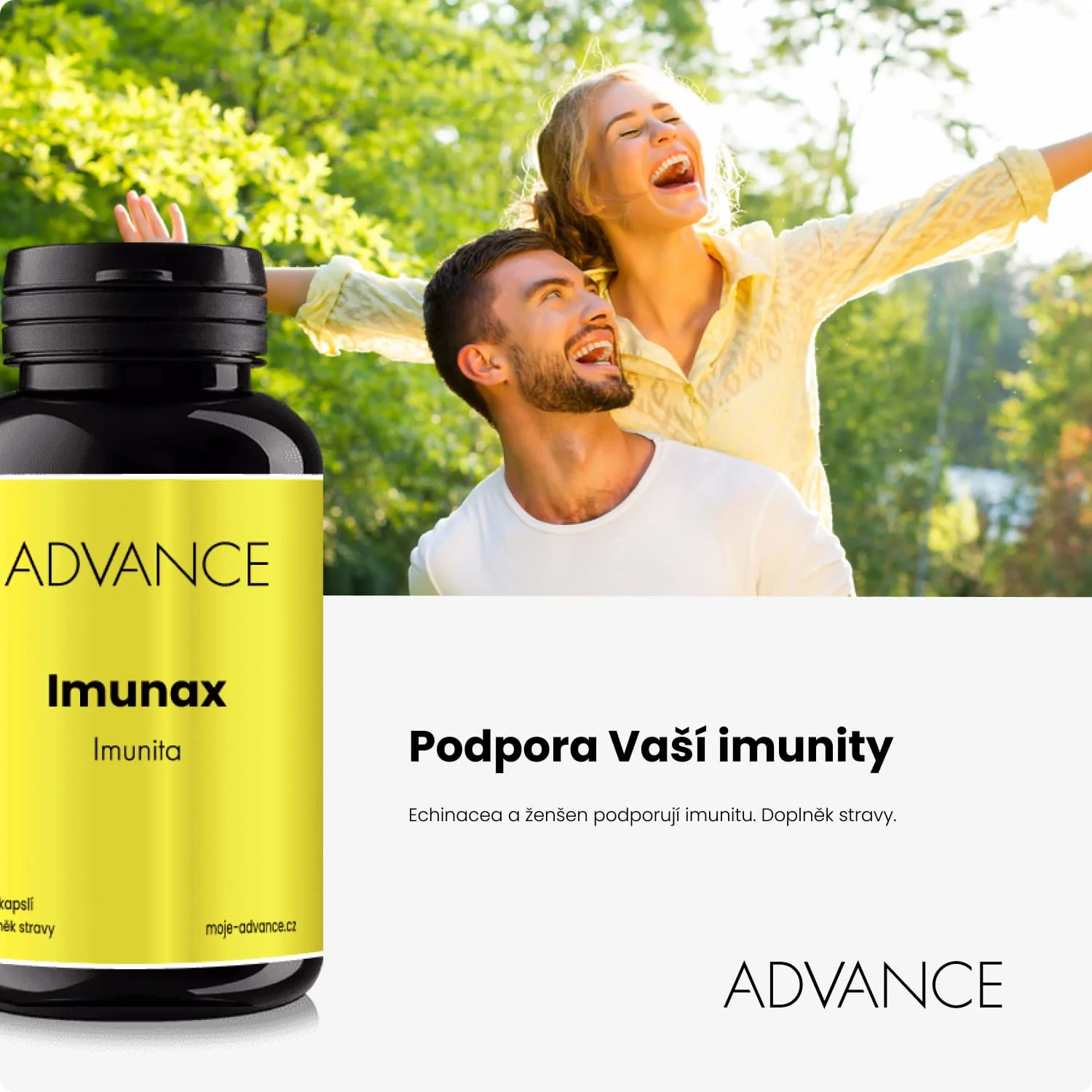 ADVANCE Imunax 60 kapsúl - imunita 1×60 cps, výživový doplnok