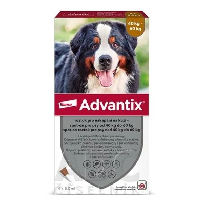 ADVANTIX SPOT-ON PRE PSY 40-60KG 4 x 6 ml