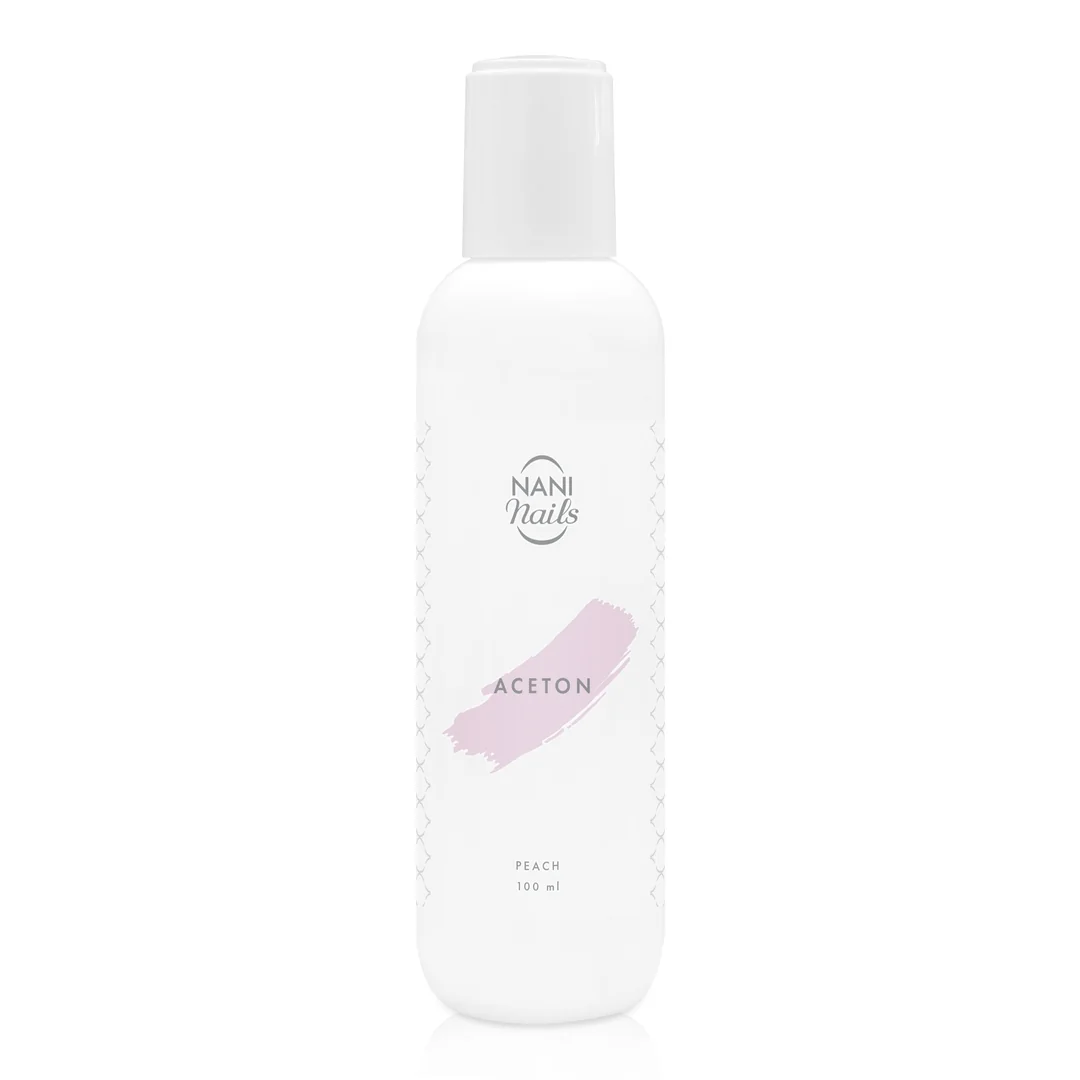 Acetón na odstránenie gél laku 100 ml, broskyňa