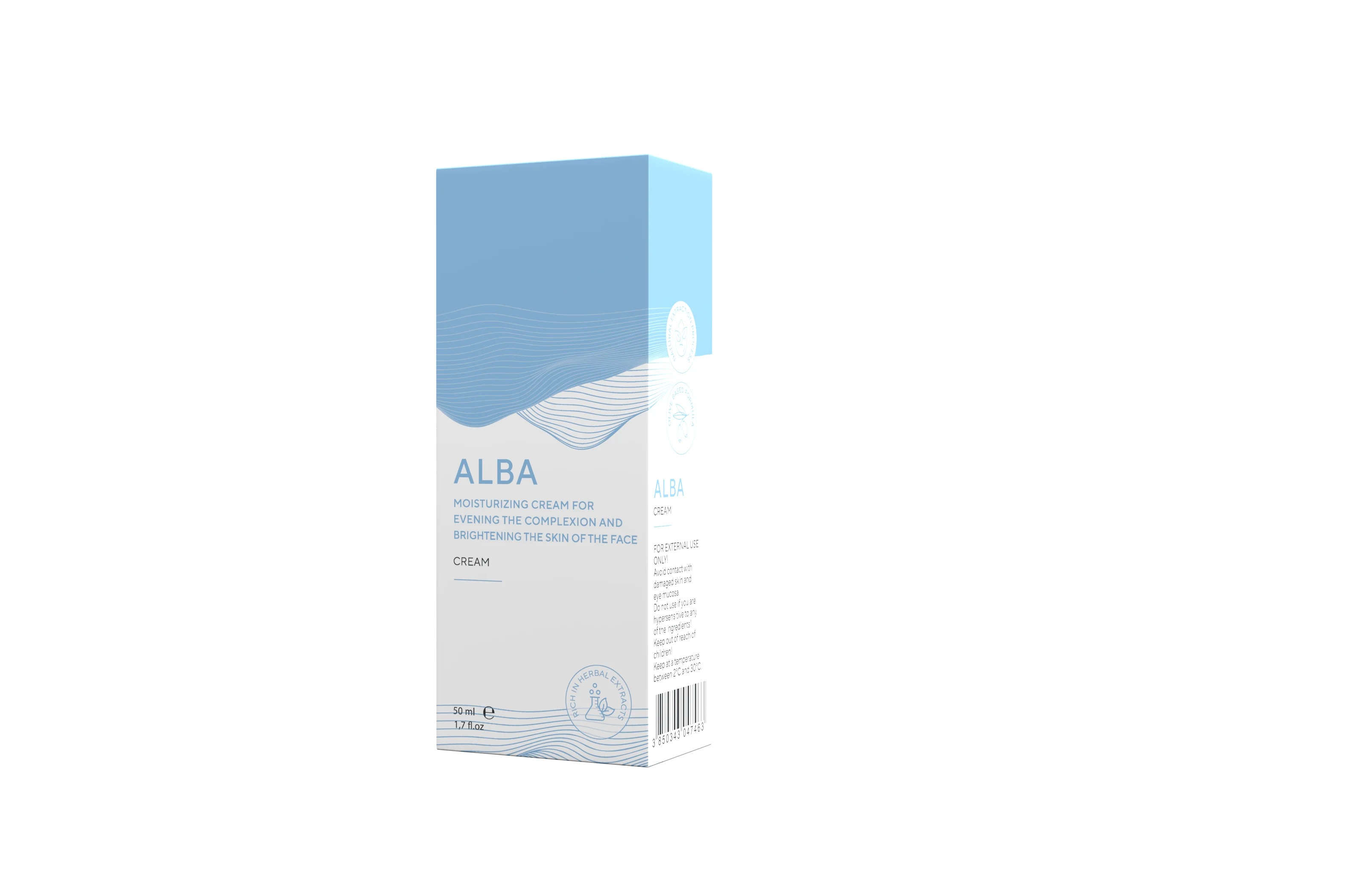 ALBA HYDRATACNY KREM NA TVAR 50 ml