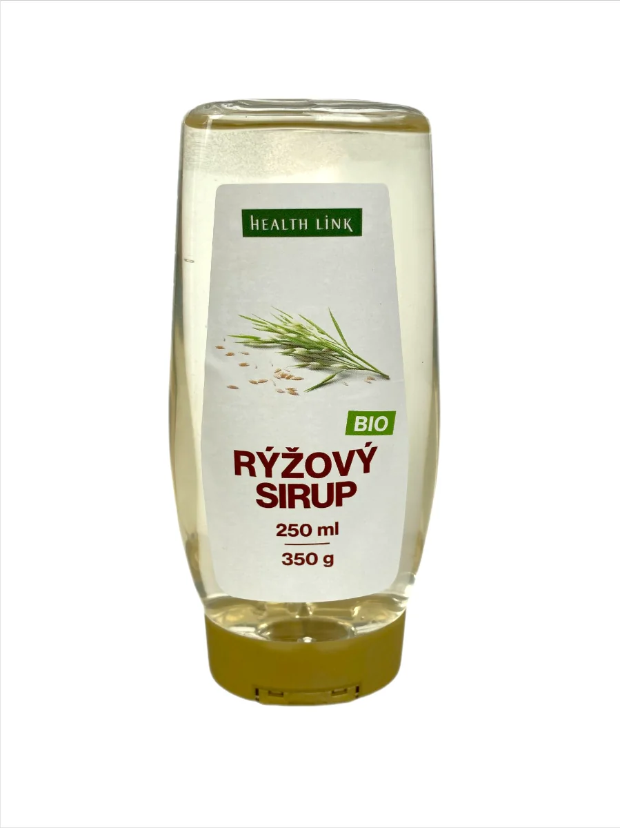 Health link BIO ryžový sirup 1×250 ml, prírodné dochucovadlo