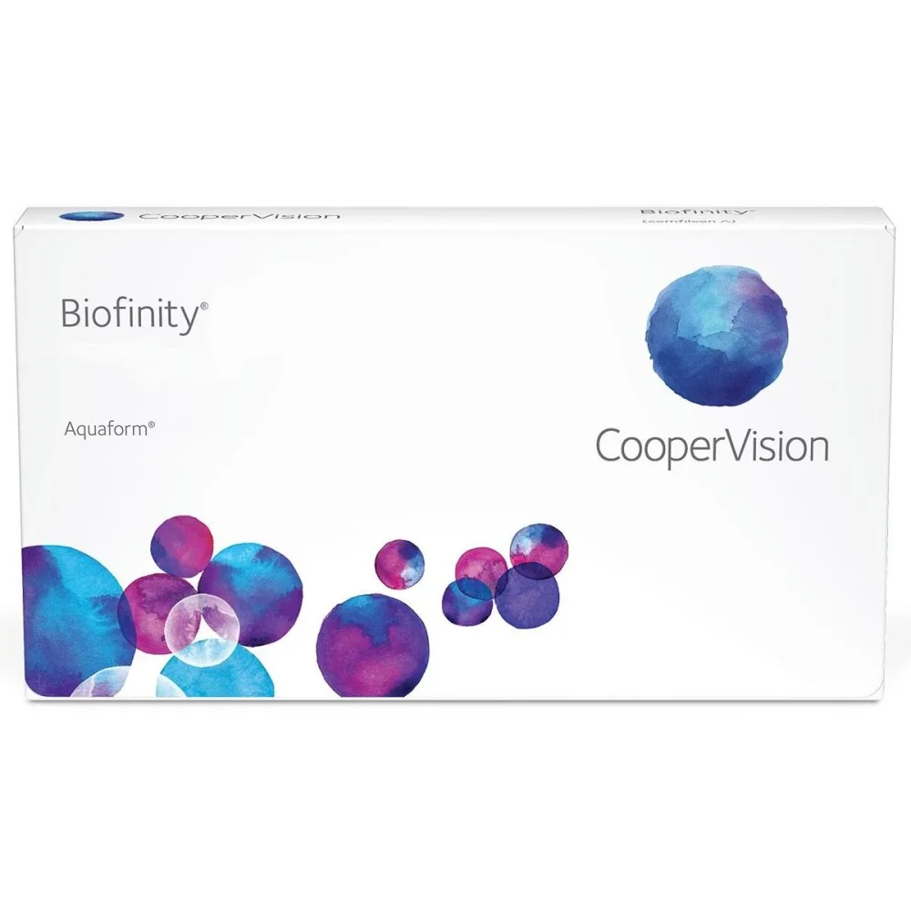 Mesačné Biofinity (3 šošovky) Dioptrie: -6, Zakrivenie: 8.6