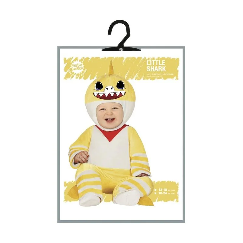 Guirca Kostým pre bábätko Baby Shark žltý 12-18 mesiacov