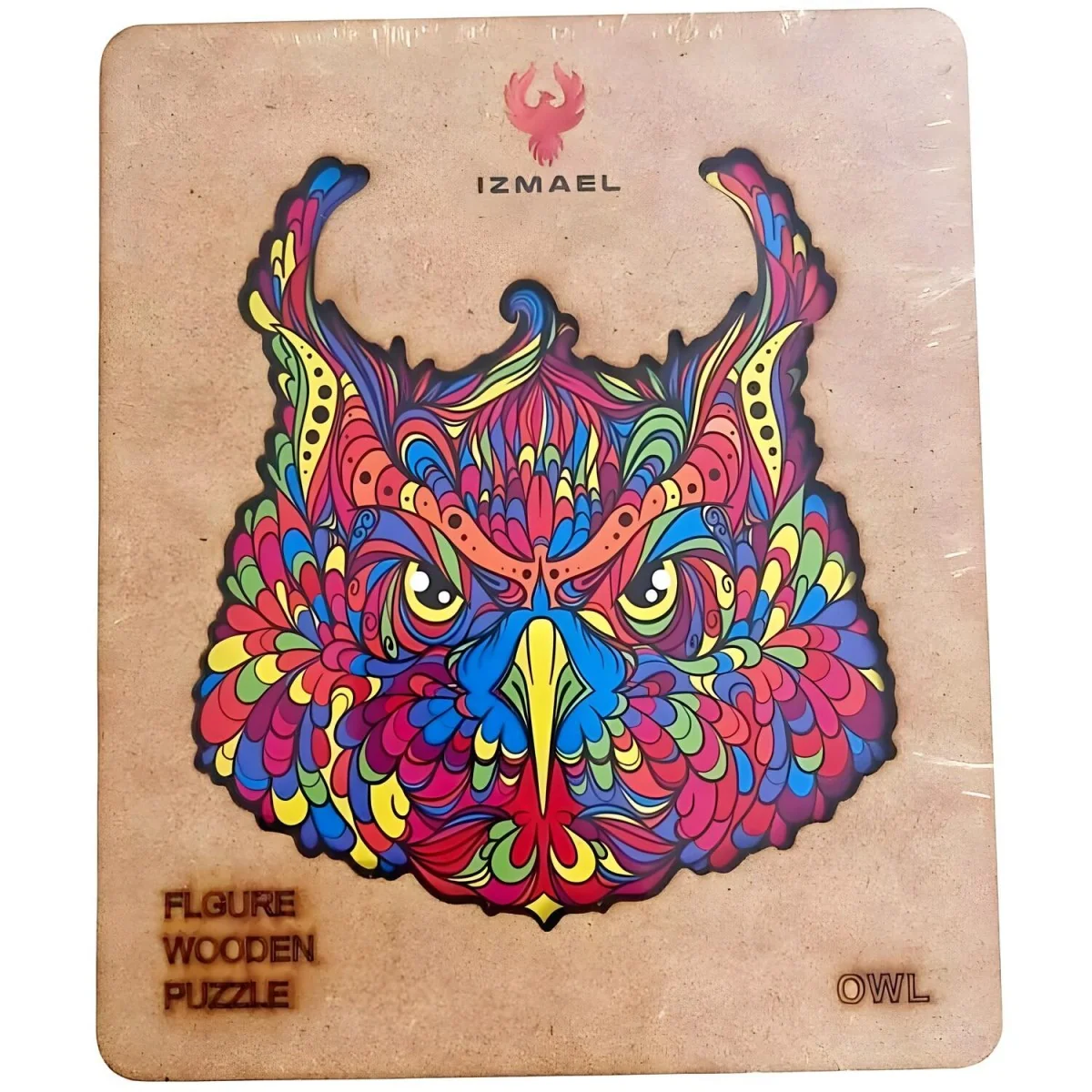 drevené puzzle 107 dielikov, veľkosť M