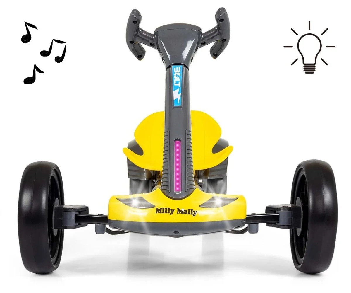 Elektrická motokára s diaľkovým ovládaním a LED efektmi GOKART