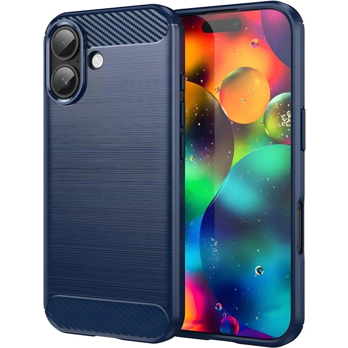 Carbon Shield iPhone 17 Modrá
