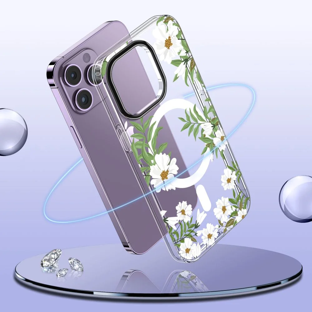 Tech-Protect Magmood MagSafe kryt na iPhone 11, spring daisy
