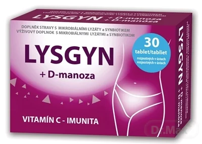 LYSGYN + D-manóza 1×30 tbl, výživový doplnok