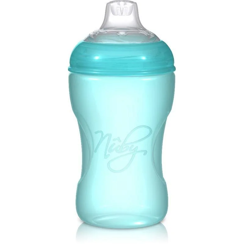 NUBY - Môj prvý netečúci pohárik s mäkkým náustkom 300 ml
