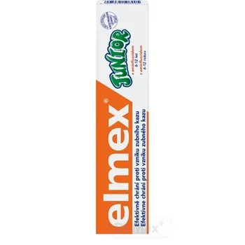 ELMEX JUNIOR ZUBNÁ PASTA 1×75 ml, detská zubná pasta