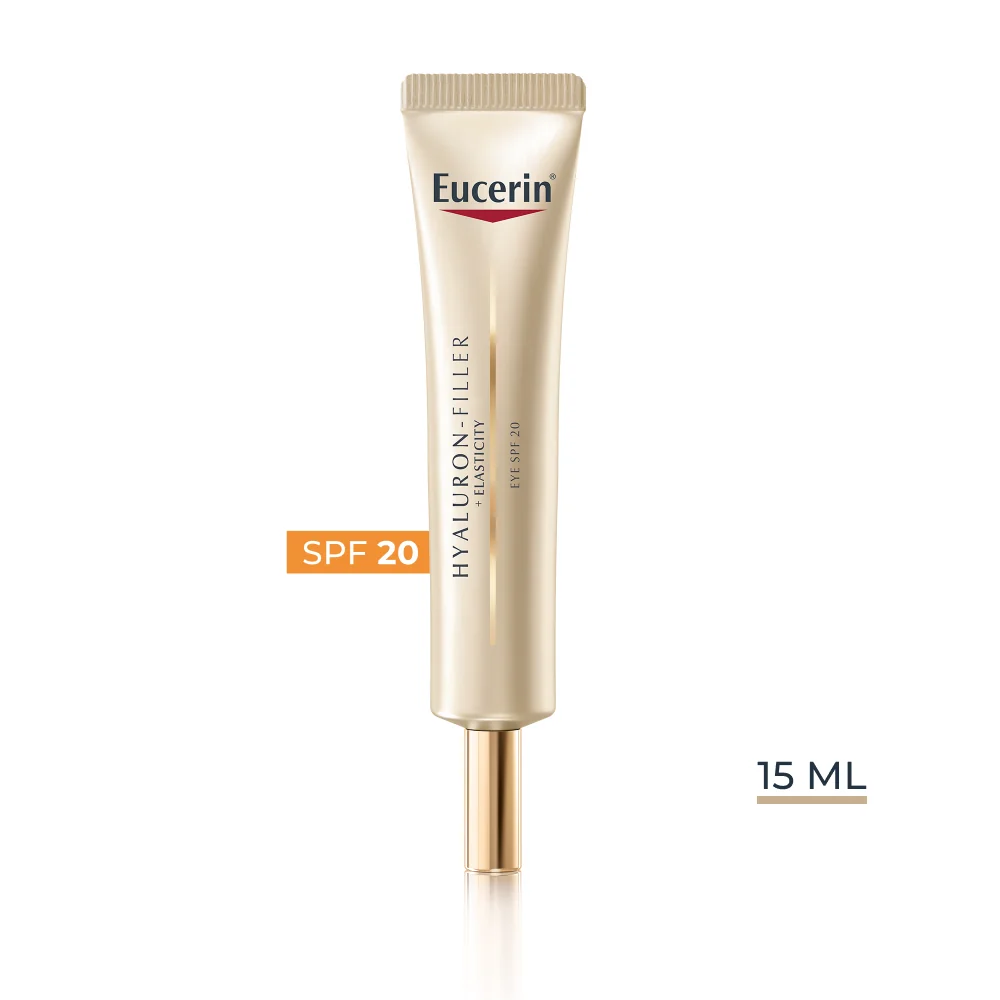 Eucerin HYALURON-FILLER + ELASTICITY Očný krém 1×15 ml, SPF 15
