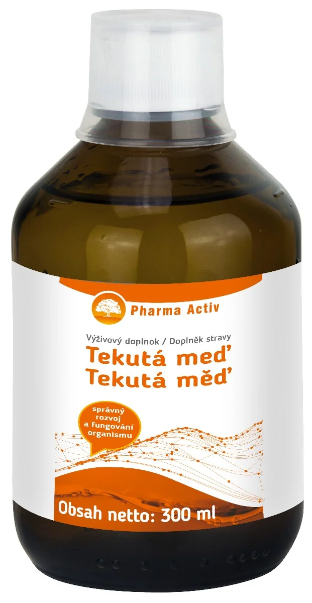 Tekutá meď + vitamín C 300 ml