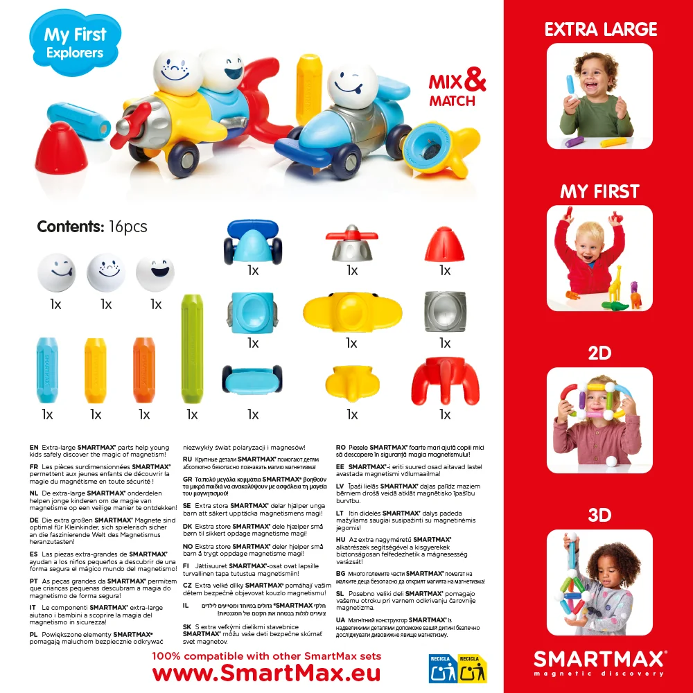 SmartMax - Moji prví dobrodruhovia - 16 ks