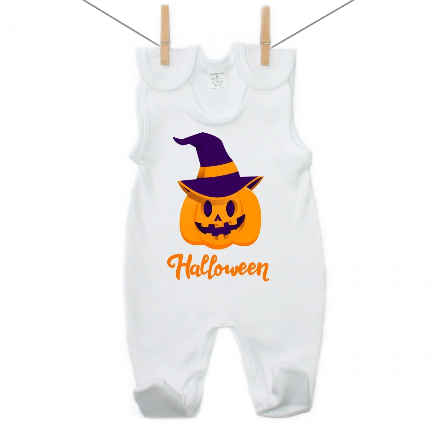 Boodyy Dupačky Halloween tekvica Veľkosť: 50