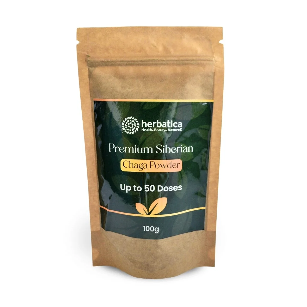 Prémiová čaga sibírska 100% prášok - 100g - Herbatica