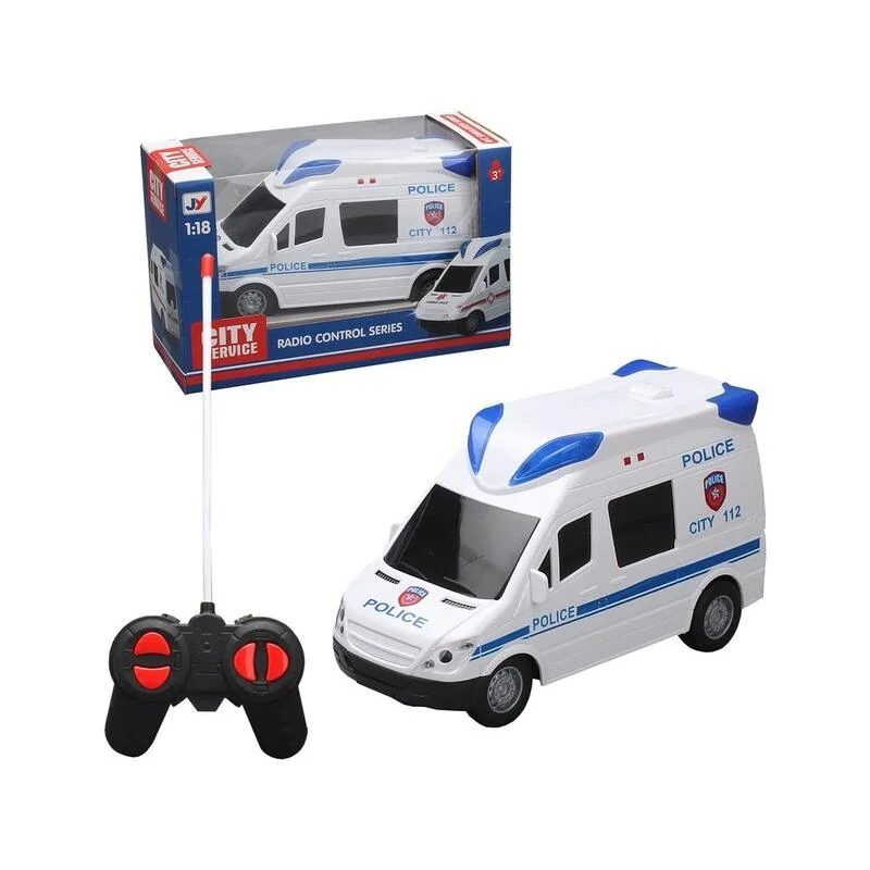 MADE - Auto policajné na diaľkové ovládanie, 21 cm