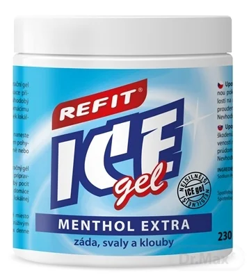 REFIT ICE GEL MENTHOL EXTRA 1×230 ml, masážny gél