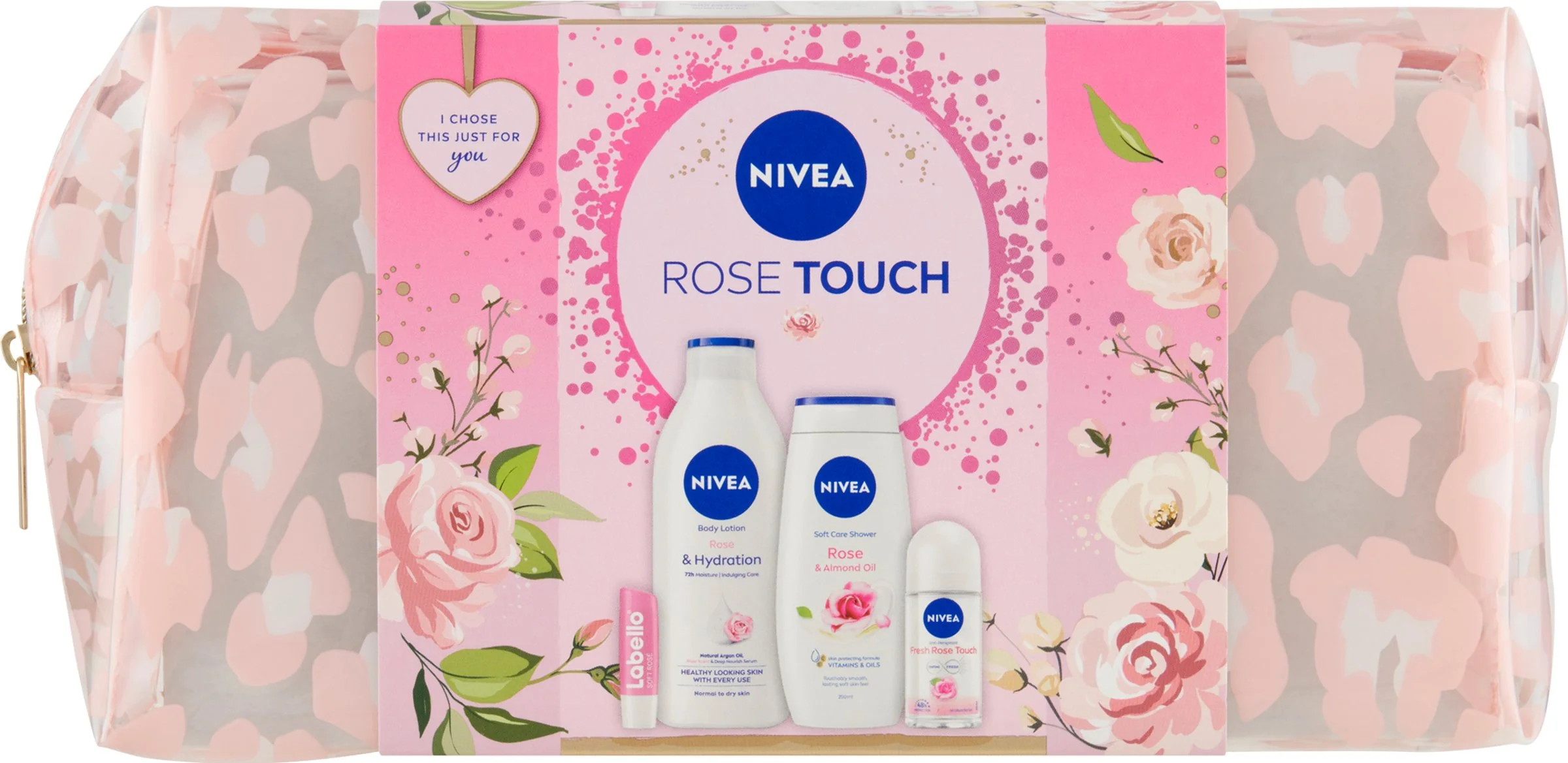 NIVEA BAG ROSE 1×1 ks, darčekové balenie
