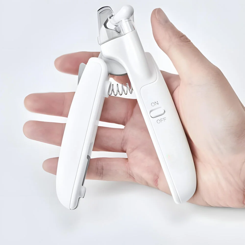 MG Pet Clipper elektrický zastrihávač pazúrov pre mačky a psy, biely