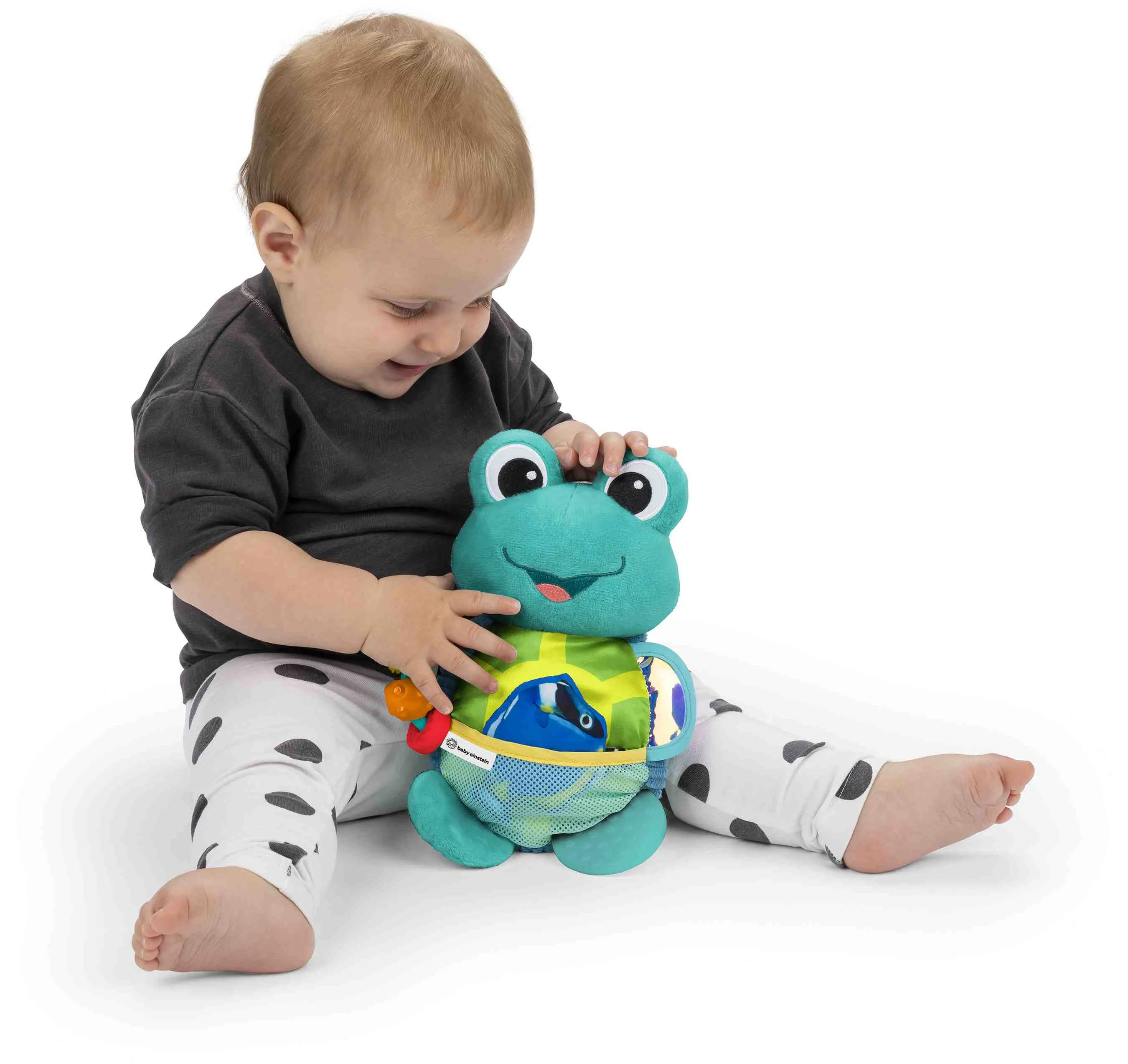 BABY EINSTEIN Hračka aktívna na C krúžku korytnačka Neptune’s Sensory Sidekick™ 0m+ 1×1 ks, hračka pre deti