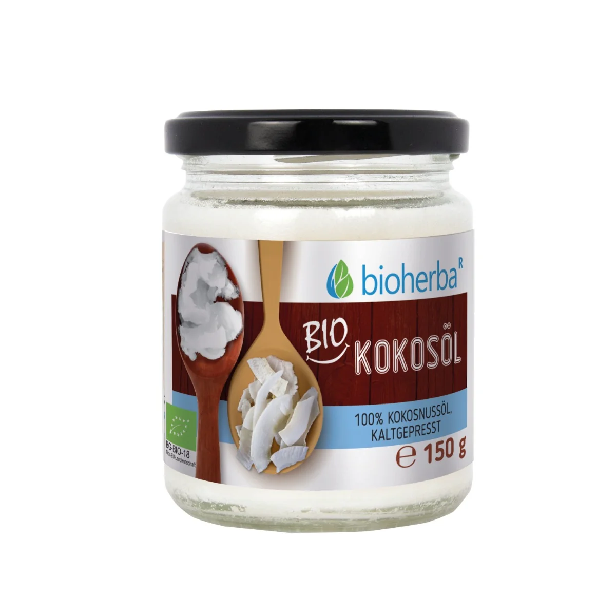 100 % kokosový olej za studena lisovaný – 150 g – Bioherba