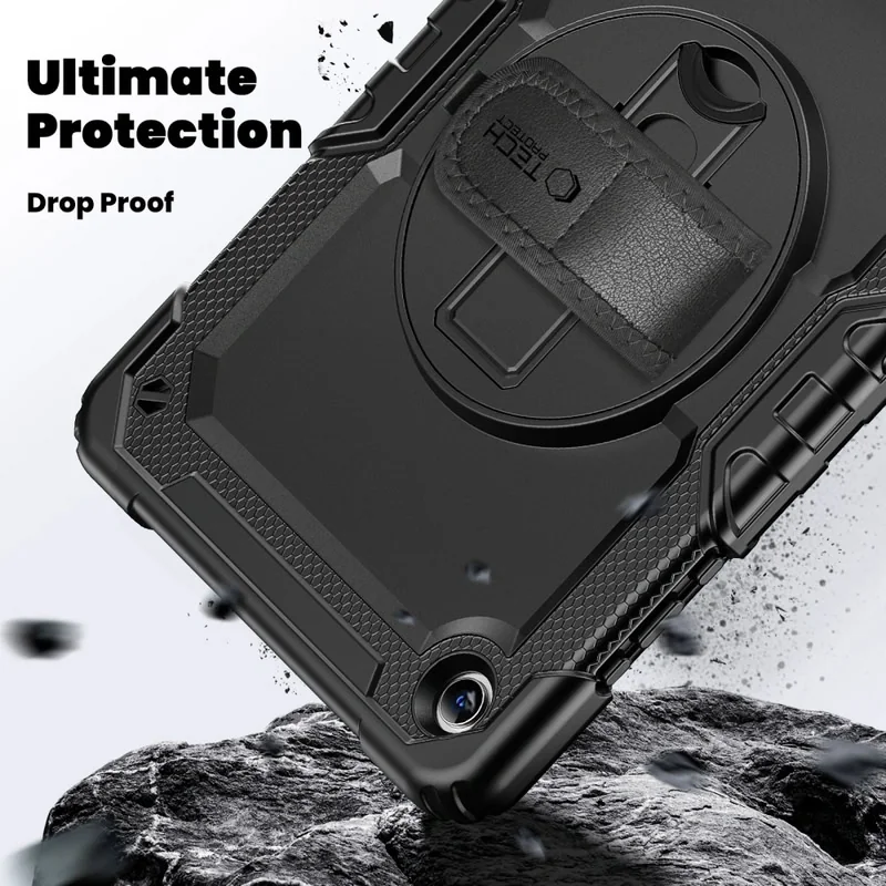 Tech-Protect Solid kryt na Samsung Galaxy Tab A9 Plus / A11 Plus 11'', čierne čierne