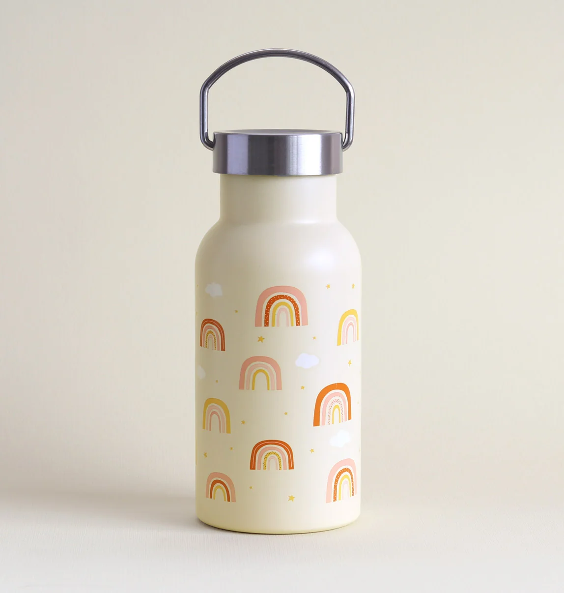 A Little Lovely Company - antikorová fľaša na pitie, 350 ml - dúha