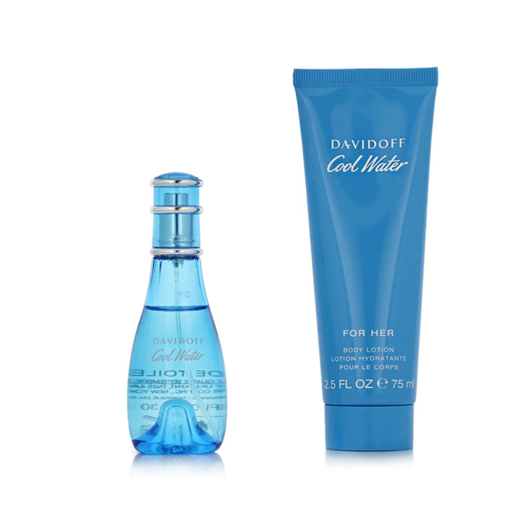 Davidoff Cool Water Woman darčeková sada EDT 30 ml + telové mlieko 75 ml