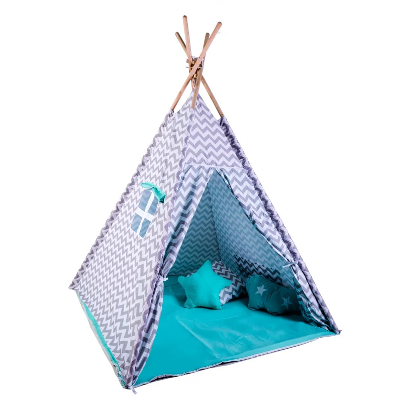 G21 Hračka stan Teepee Jazerné kráľovstvo, tyrkysové stan Teepee Jazerné kráľovstvo, tyrkysové G21-TNT-mint