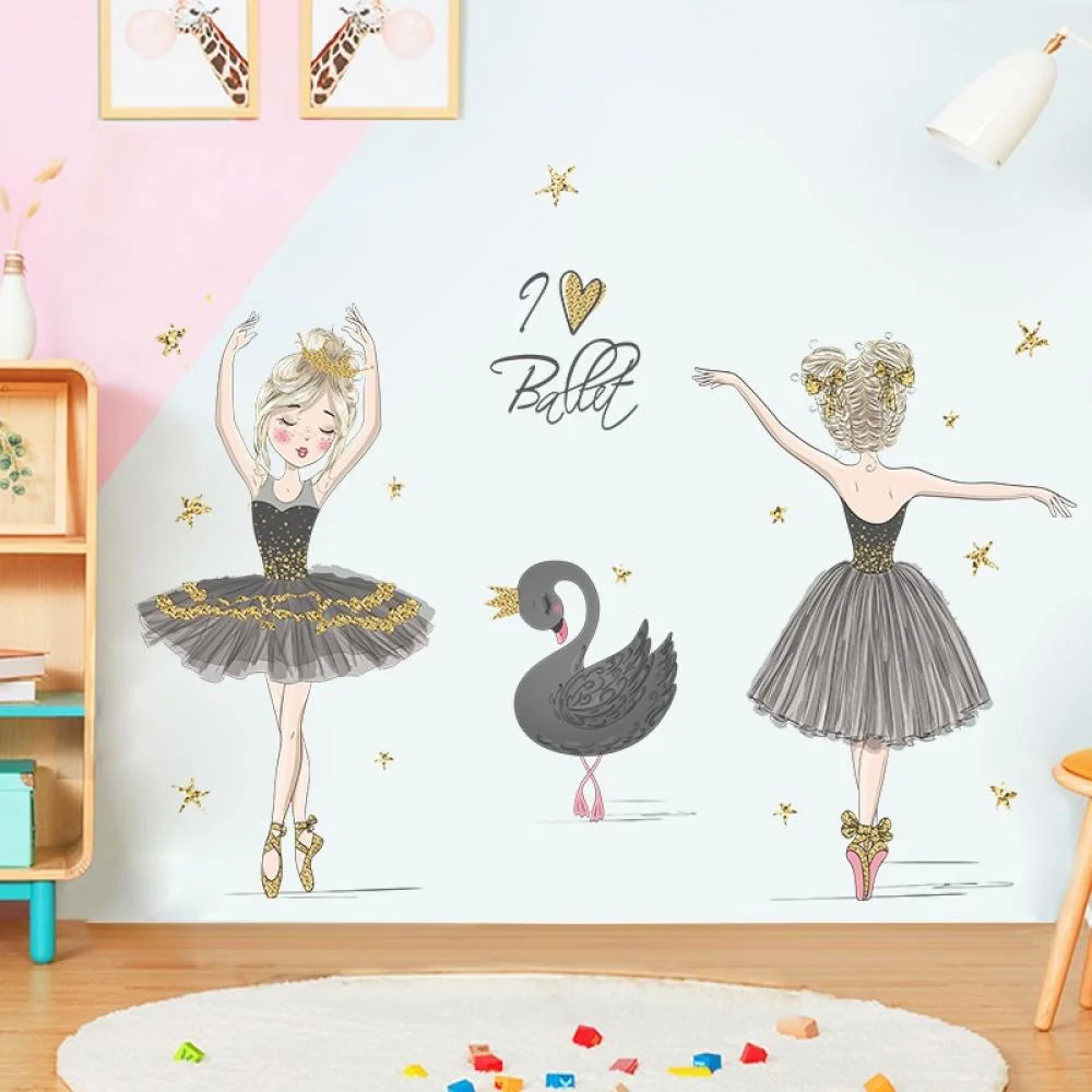 Samolepka na stenu/Tapeta Balerina 