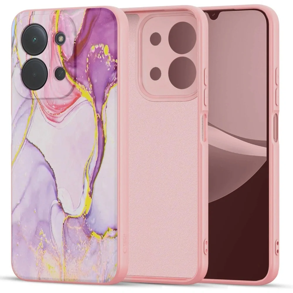 Tech-Protect Icon kryt na Xiaomi Redmi 15C (171 mm), marble