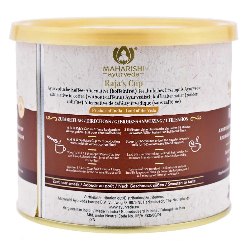 Maharishi Ayurveda Raja's Cup ajurvédska káva 228 g