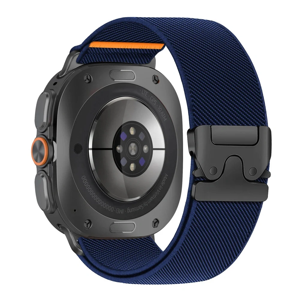 Tech-Protect Nylon Clasp remienok na Samsung Galaxy Watch Ultra 1 / 2 2024-2026 (47mm), navy blue