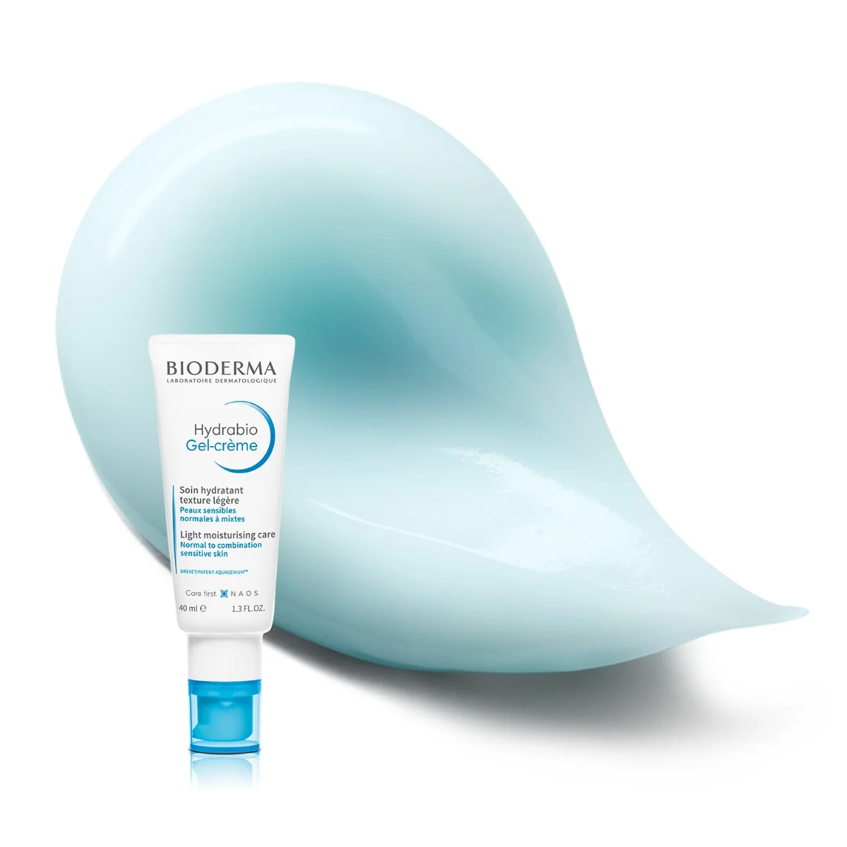 BIODERMA Hydrabio Gél-krém, lahká hydratačná starostlivosť 1×40 ml, hydratačný pleťový gel-krém