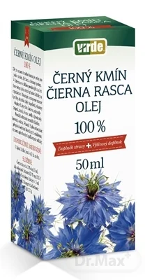 VIRDE ČIERNA RASCA OLEJ 1×50 ml, výživový doplnok