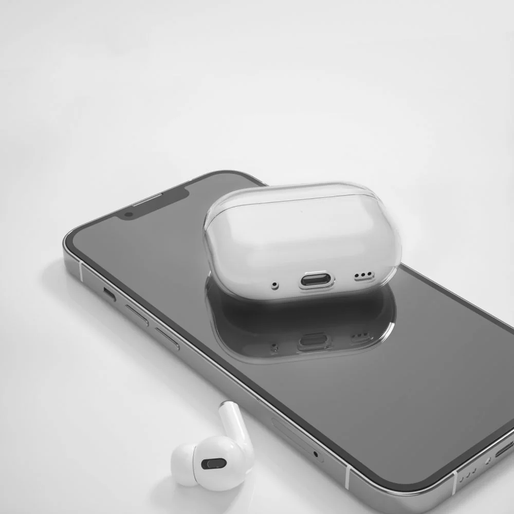Tech-Protect FlexAir puzdro na Apple AirPods 1 / 2, priesvitné